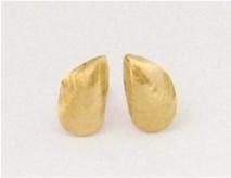 Kleine Miesmuschelstecker 750er Gold